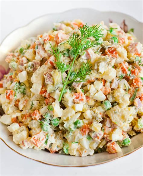 how to make russian potato salad